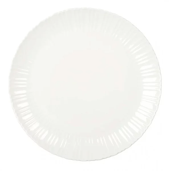 Assiette de Présentation Blanche Flora