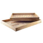 Plateaux Cancun Rectangulaires (lot de 2)