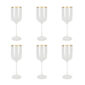 Verres à Vin Bord Doré Nish (Lot de 6)