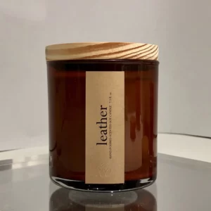 Bougie Parfumée Élégance - Verre Ambré