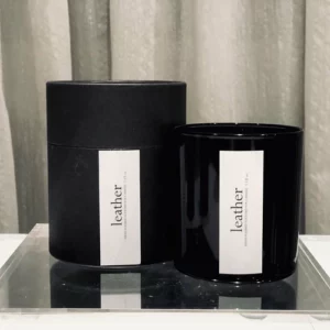 Bougie Parfumée Élégance - Verre Ambré