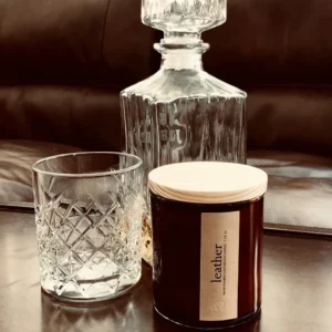 Bougie Parfumée Élégance - Verre Ambré