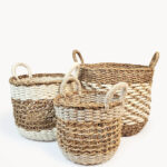Panier Naturel Ula en Jute & Seagrass