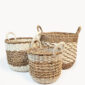 Panier Naturel Ula en Jute & Seagrass