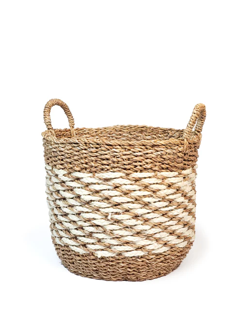 Panier Naturel Ula en Jute & Seagrass