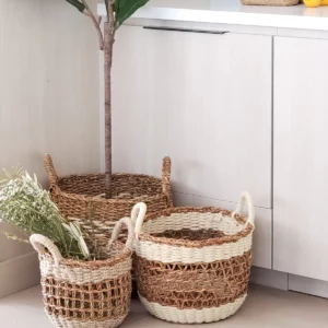 Panier Naturel Ula en Jute & Seagrass
